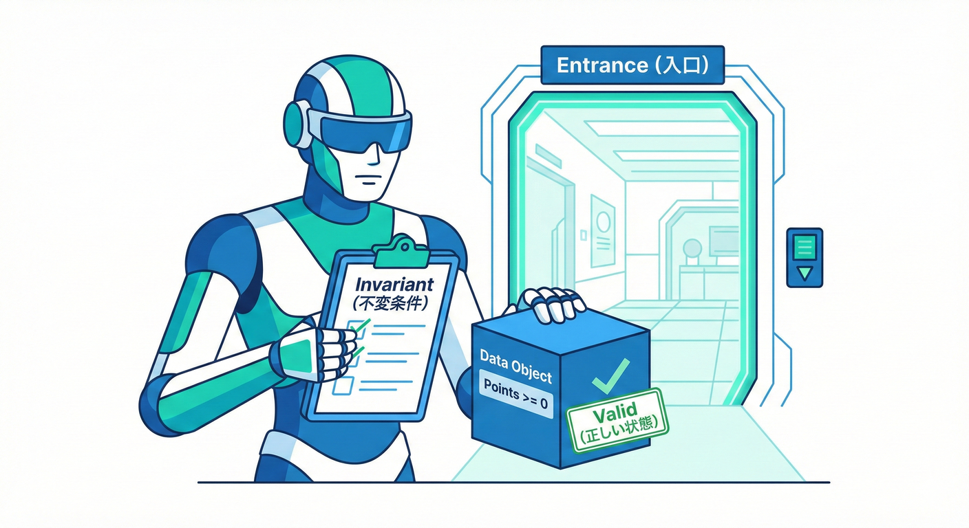 イメージ:不変条件(ルール)の門番