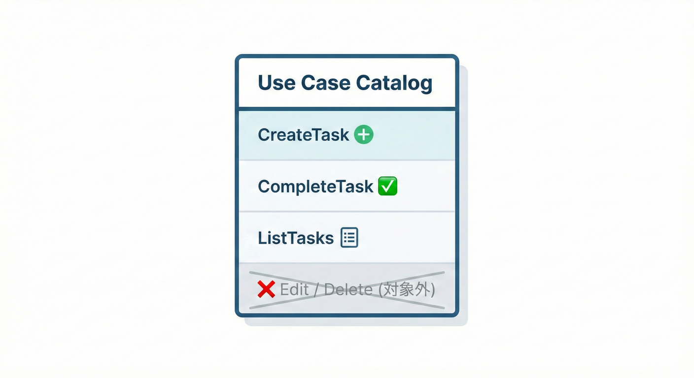 ユースケースカタログのイメージ