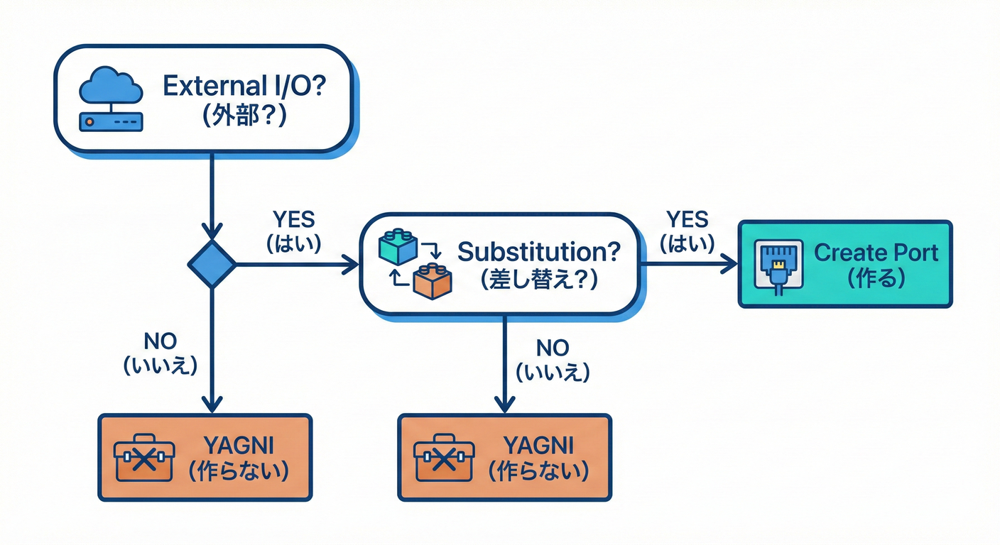 Port creation decision trees/flowchart