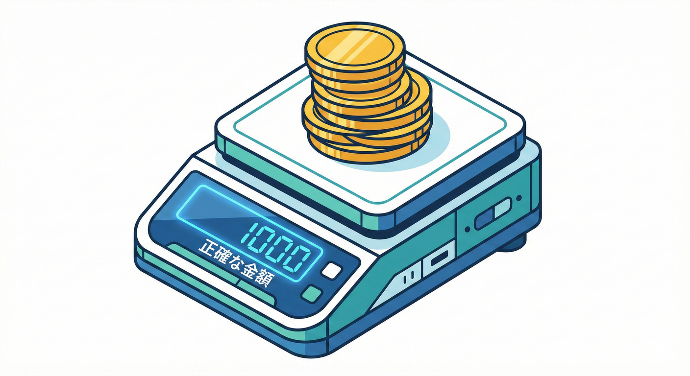 正確な金額