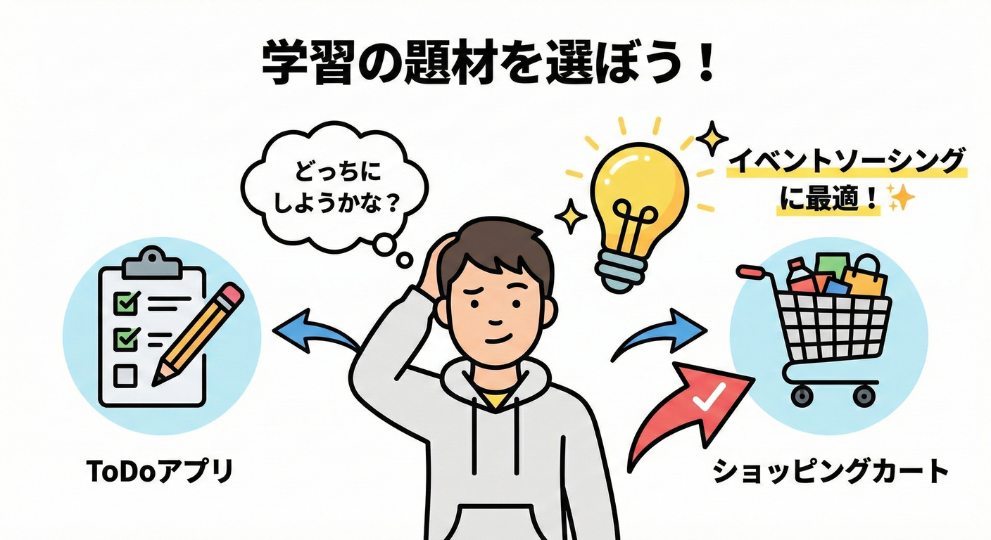 ドメイン選択：ToDo vs ショッピングカート