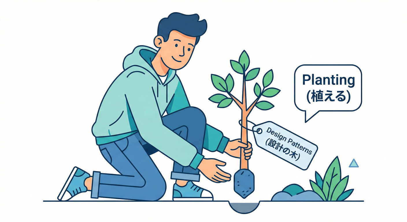 「設計の木」を植える開発者。GoFへの旅の始まり。