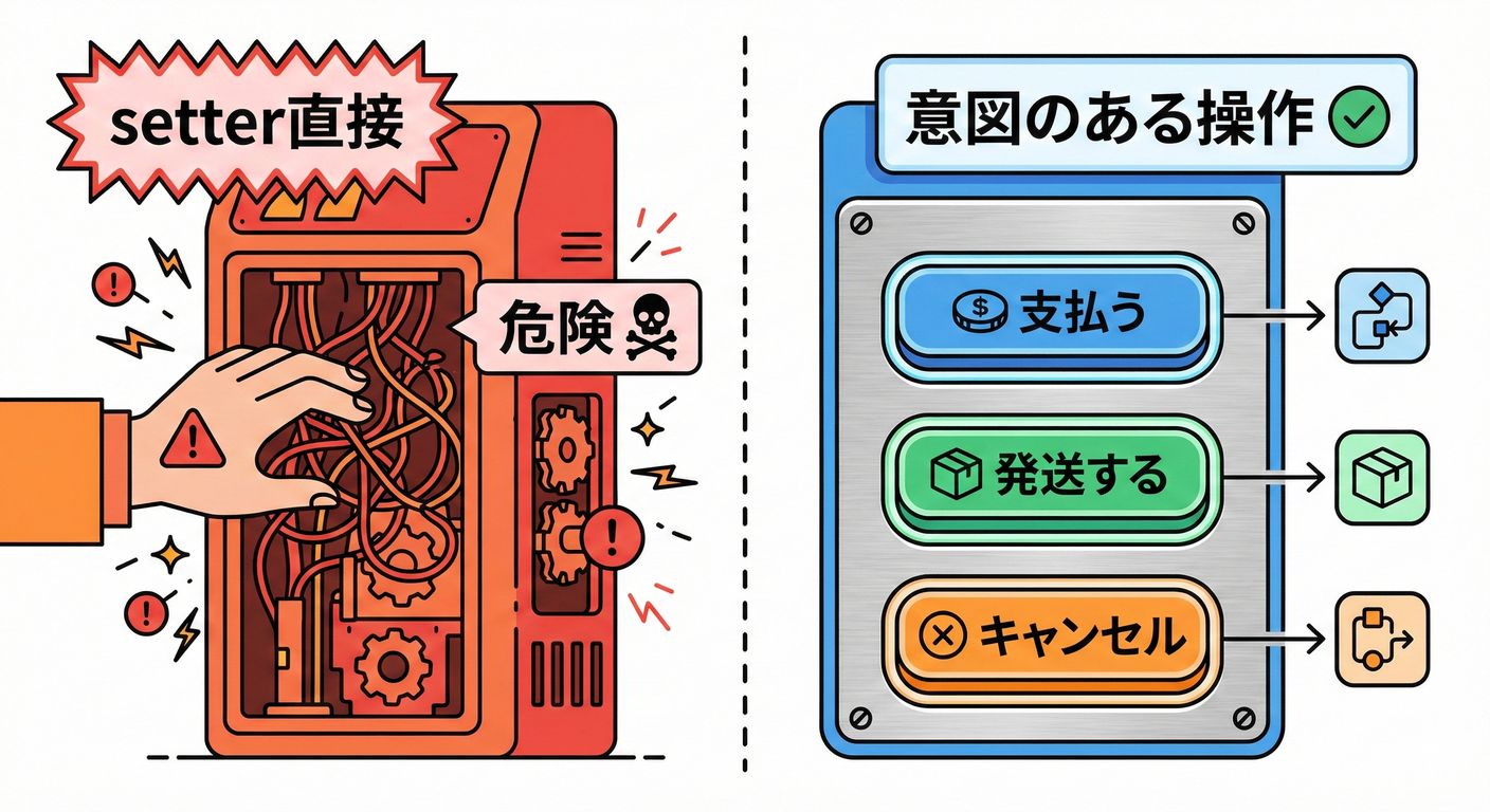 第16章：更新API設計 ✨ setterを減らして「意図のある操作」にする 🧱🎯