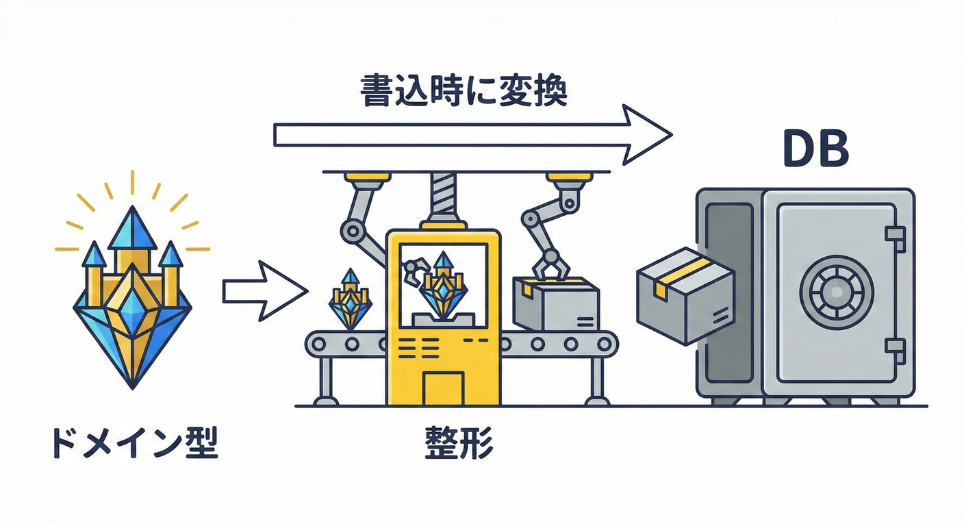 第27章　永続化境界②：ドメイン→DB（書き込み時に整形）🗄️🧾