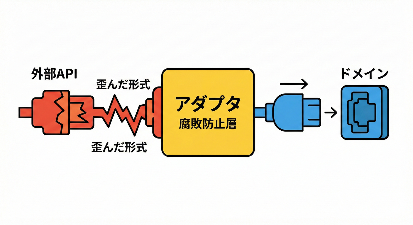 第28章　外部API境界（ACLの入門）：外の歪みを中に入れない📡🧼