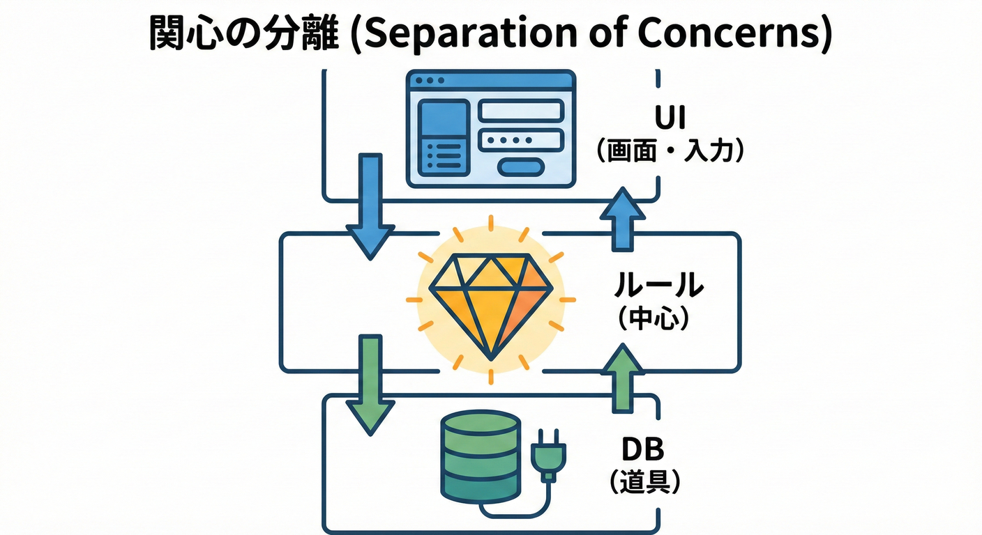 関心の分離 (Separation of Concerns)