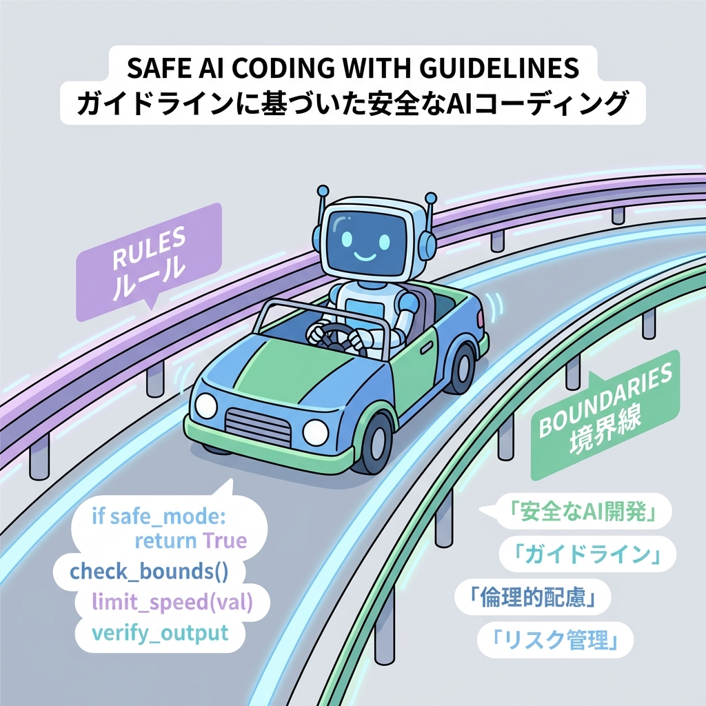 AI Guardrails Visual Metaphor